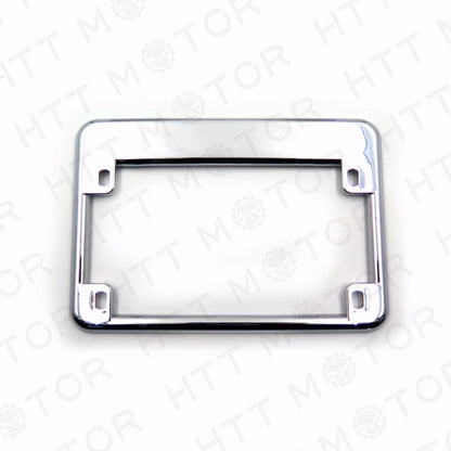 Chrome Motorcycle License Plate Frame for HTTMT