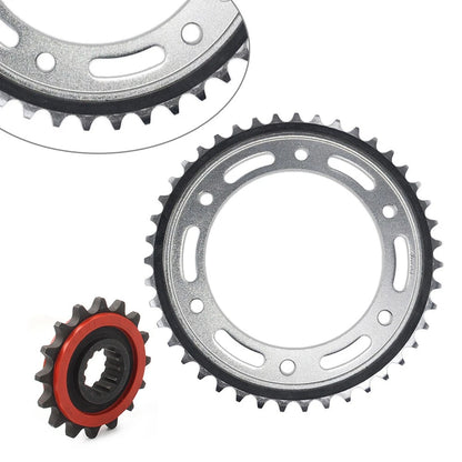 Rubber Cushioned Front & Rear Sprocket Set for Honda BR1000 (2017–2018) AF1370-16 43T