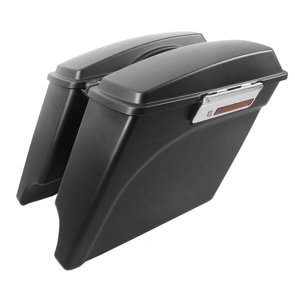 5" Stretched Extended Hard Saddle Bags for Harley Softail (1984–2017)