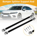 2X Adjustable Front Bumper Lip Splitter Strut for Universal Vehicles (No Drilling)