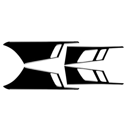 Piano Black Interior Door Handle Panel Trim for Audi A4 B9 A5 S4 RS4 (2016–2023)