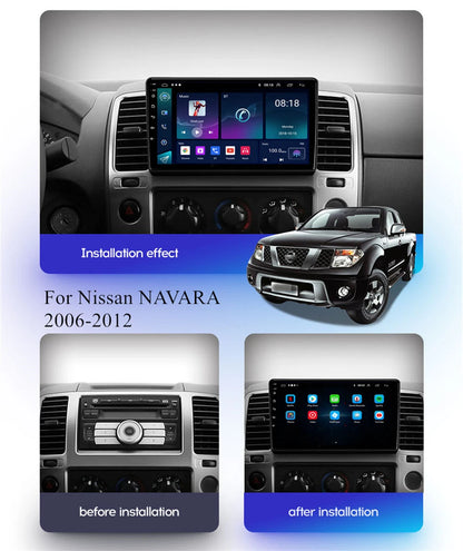 9'' Android 12 Stereo Radio GPS Head Unit for Nissan Navara D40 (2006–2012)