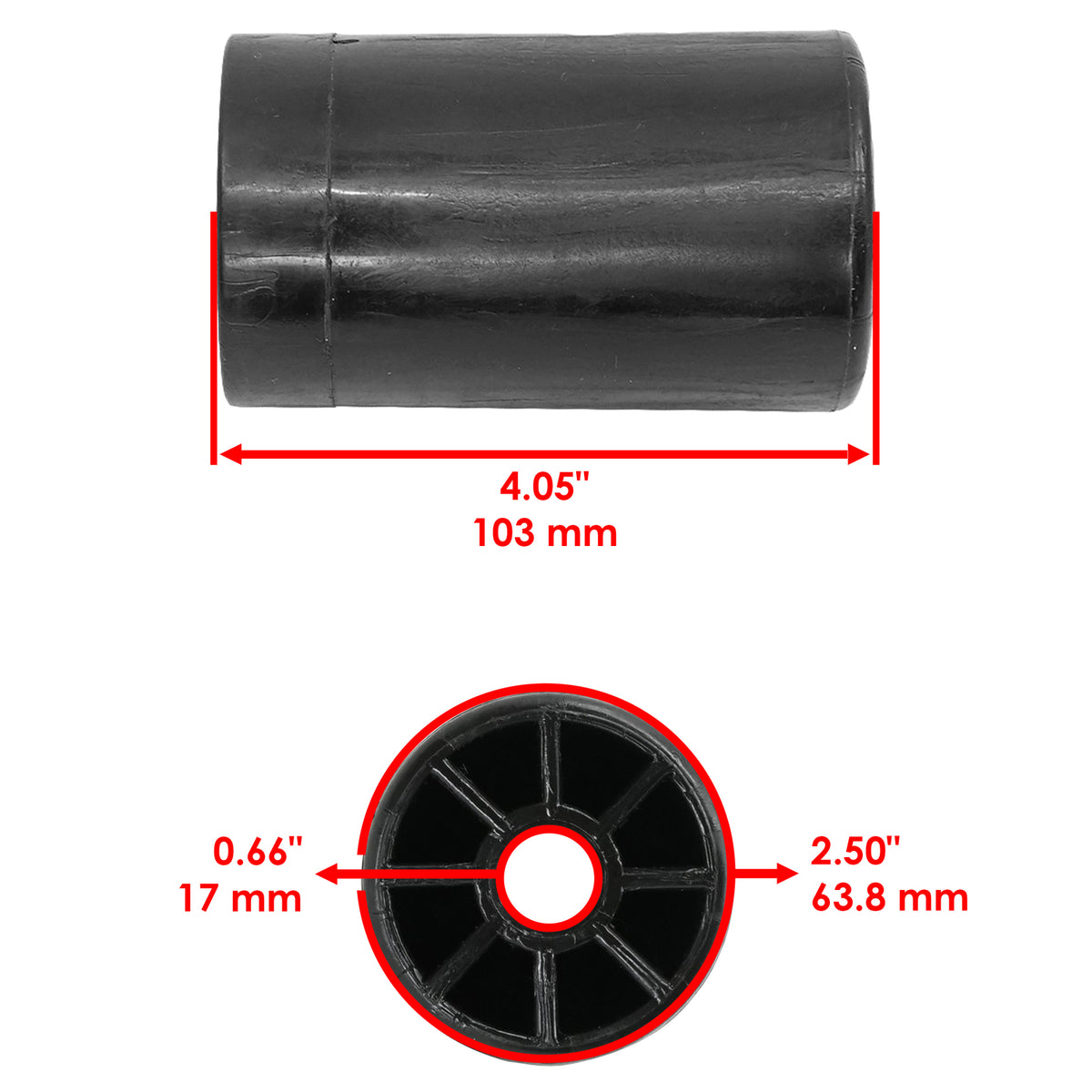 Mower Deck Roller Replacement for Simplicity 26 Inch (2005–2015)