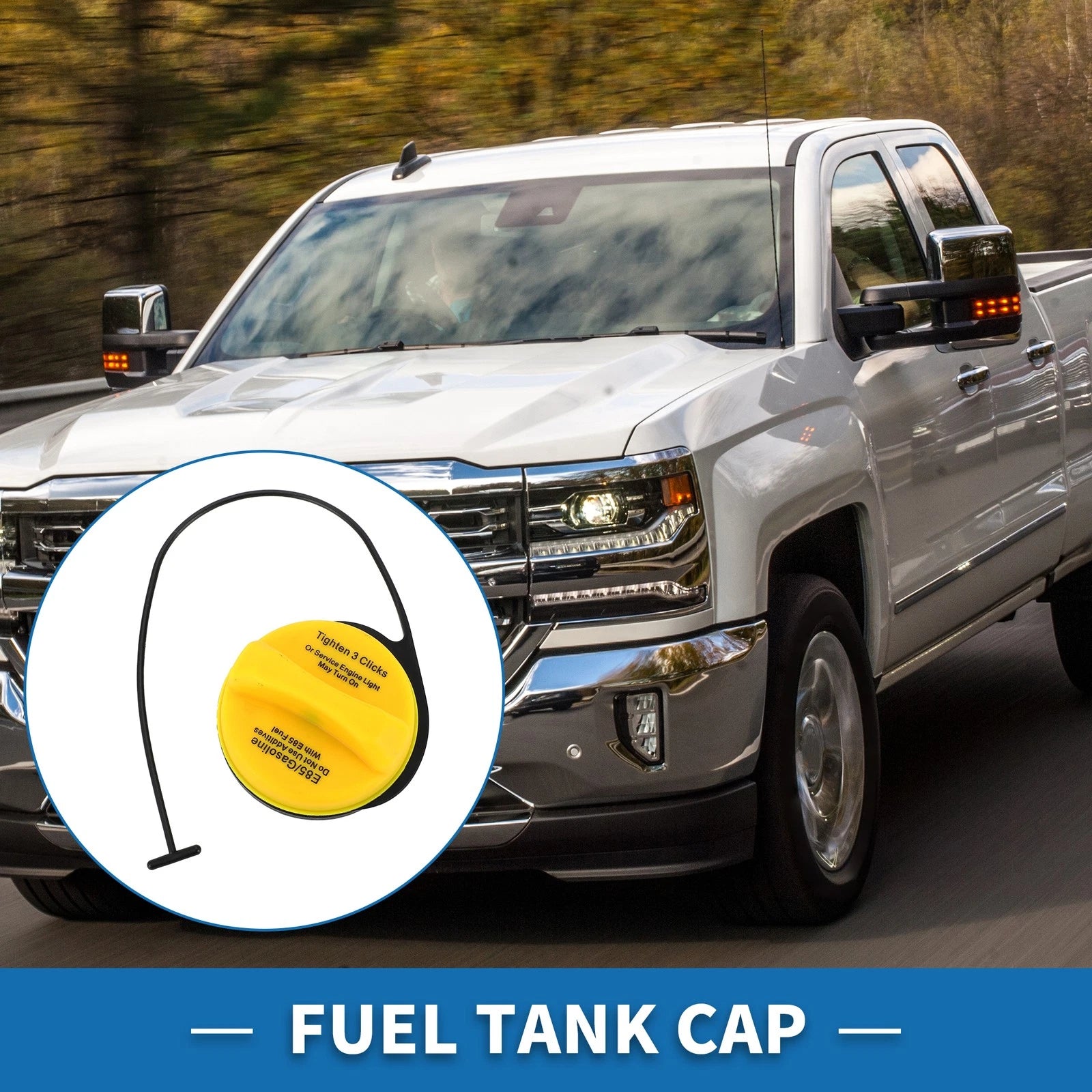 Gas Fuel Cap Replacement for GMC Sierra 1500 (2014–2018)