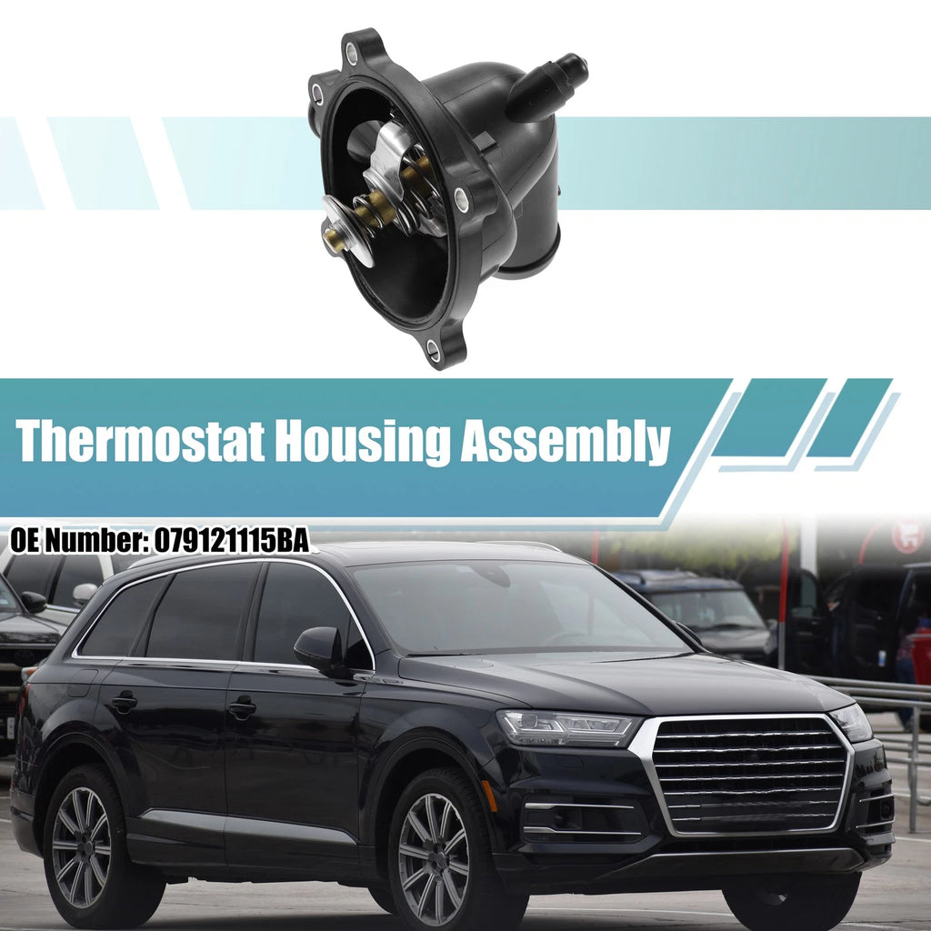 Thermostat Housing Assembly Replacement for Volkswagen 079121115BA (2009–2016)
