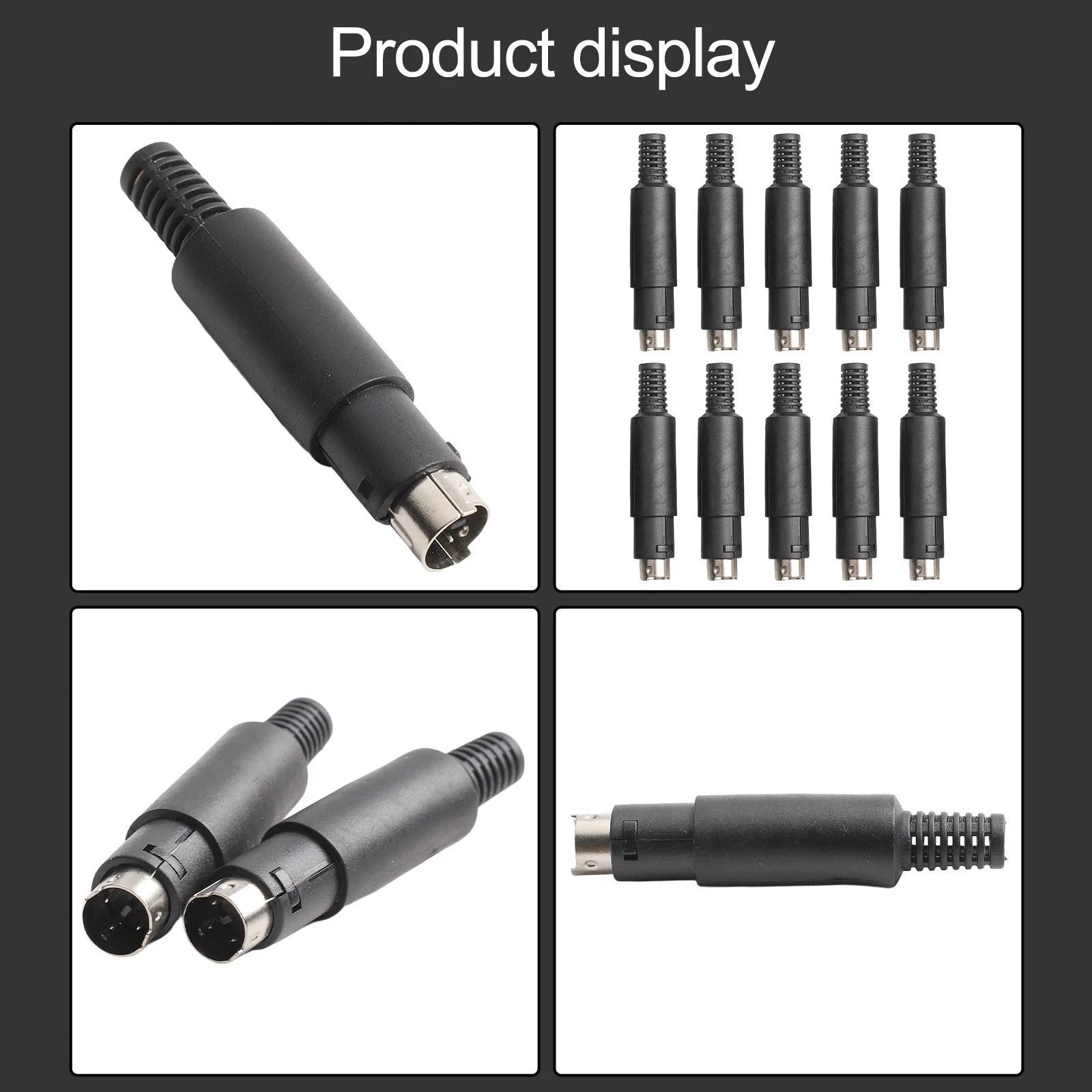 Power Supply Chassis Cable Male Socket 3568 PIN DC220V for (10PCS)