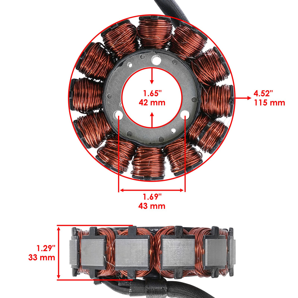 Stator Replacement for Can-Am Defender HD10 LTD and MAX HD10 LTD (2020–2024)