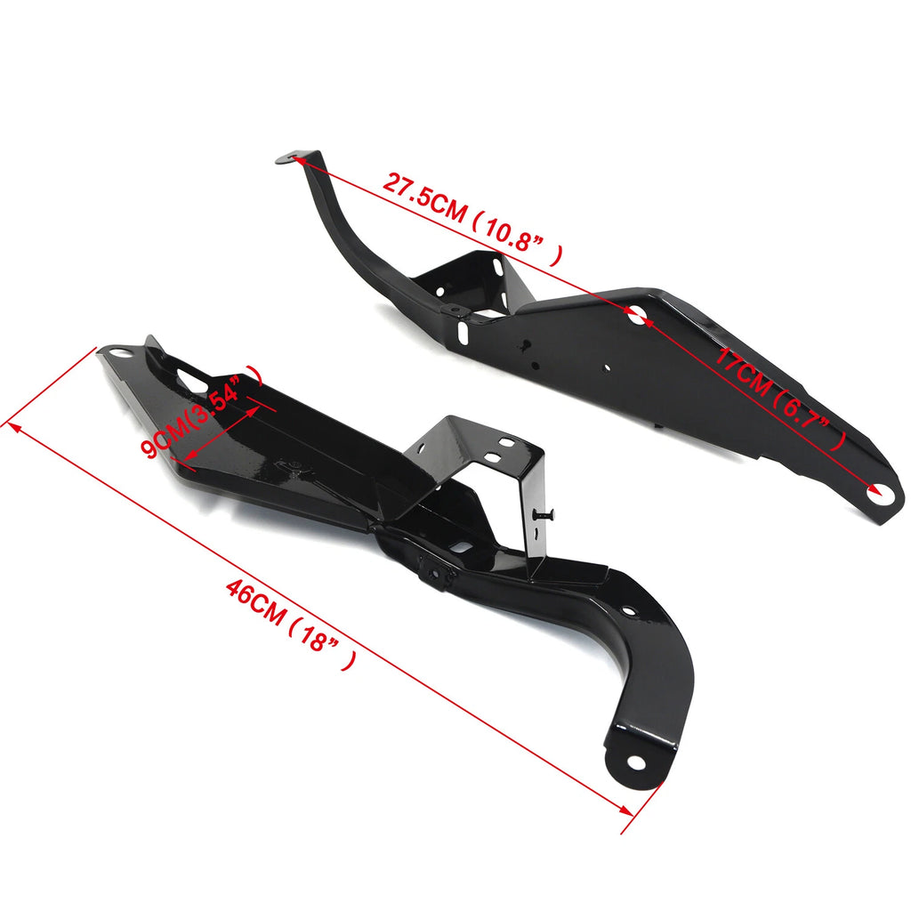 Heavy Duty Batwing Inner Fairing Support Brackets for Harley Touring (1993–2013)