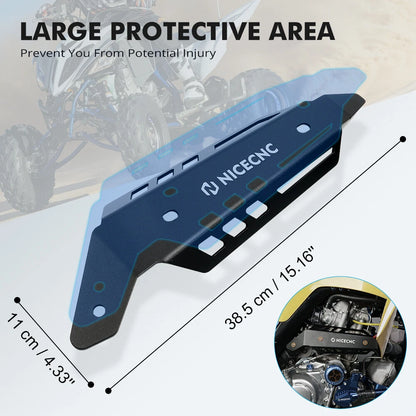 Mid Pipe Heat Shield Guard for Yamaha Raptor 700 700R YFM700 (2006–2023)