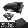 Matte Black Razor Trunk Backrest for Harley Road Glide (2014–2026)
