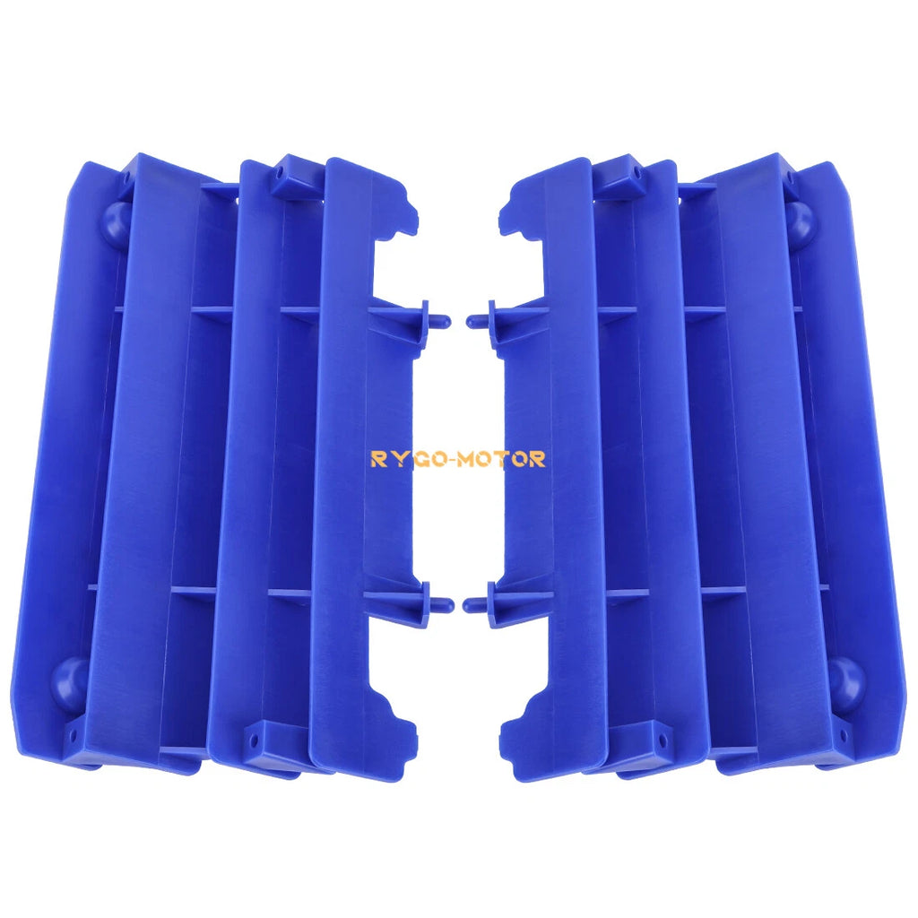 Pair Radiator Louvers Guards Blue for Yamaha YZ125 YZ250 YZ125X YZ250X (2002–2021)