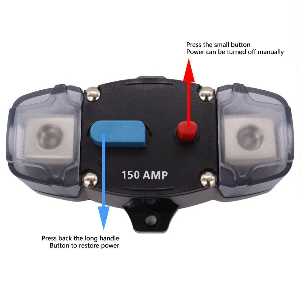 Manual Reset Circuit Breaker for 12V 24V Systems