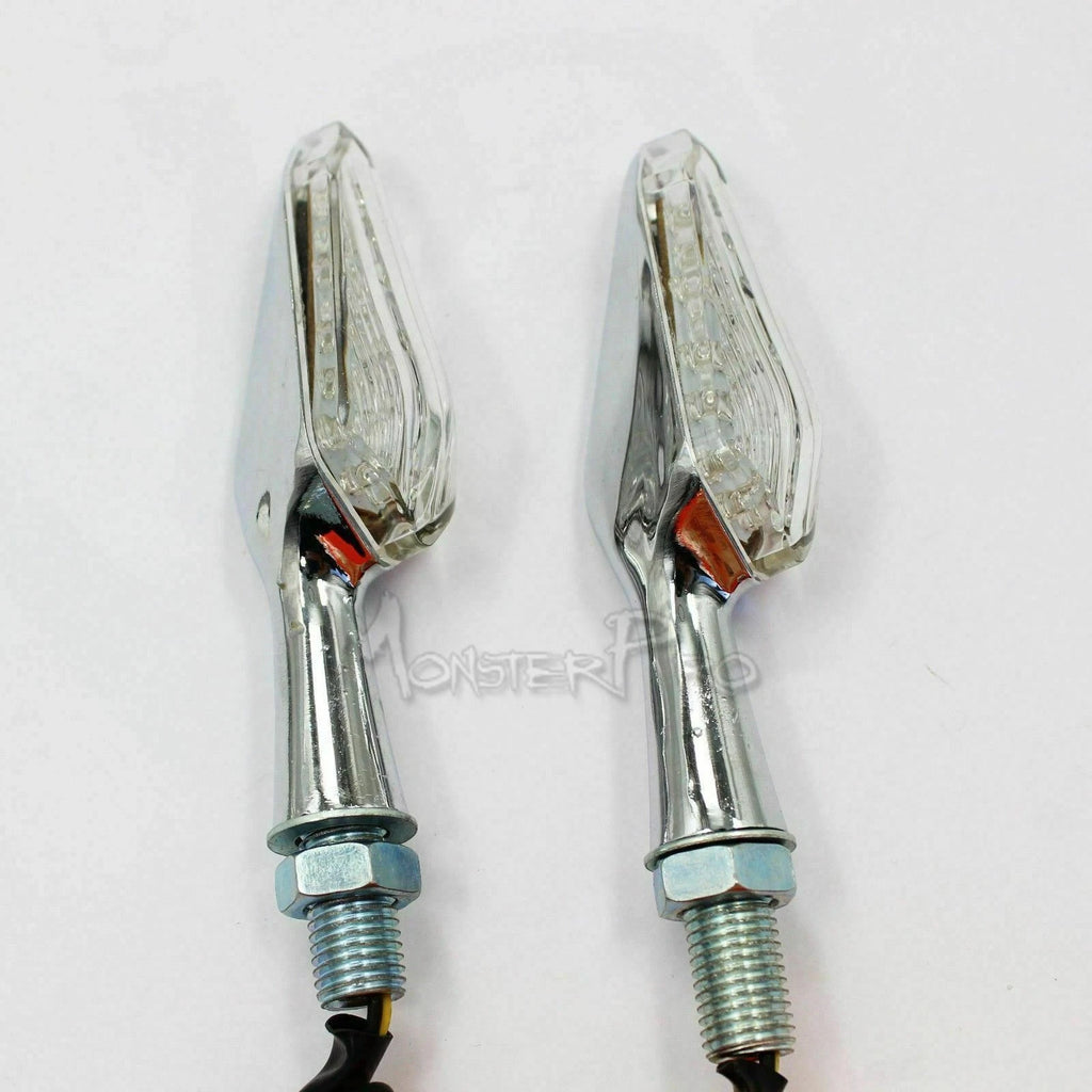 4X Metal LED Turn Signal Blinker Indicator Light for Motorcycle (AU)