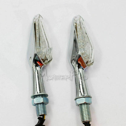 4X Metal LED Turn Signal Blinker Indicator Light for Motorcycle (AU)