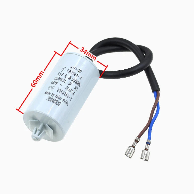 4uF CBB65A-2 450V Compressor Start Capacitor for Refrigerator