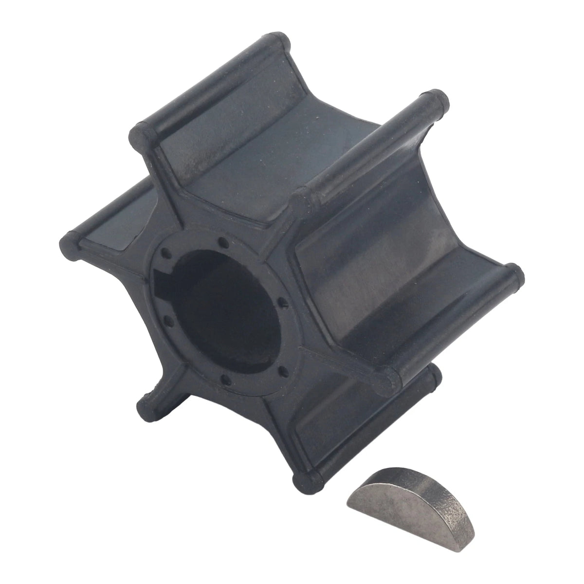 Outboard Water Pump Impeller & Key for Suzuki DF8 DF9.9 DF15 DT9.9 DT15 Engine