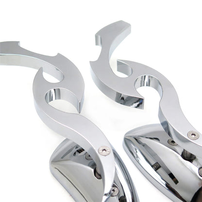 Chrome Running Blade Mirror for Suzuki GSX-R600 750 1000 1100 Hayabusa