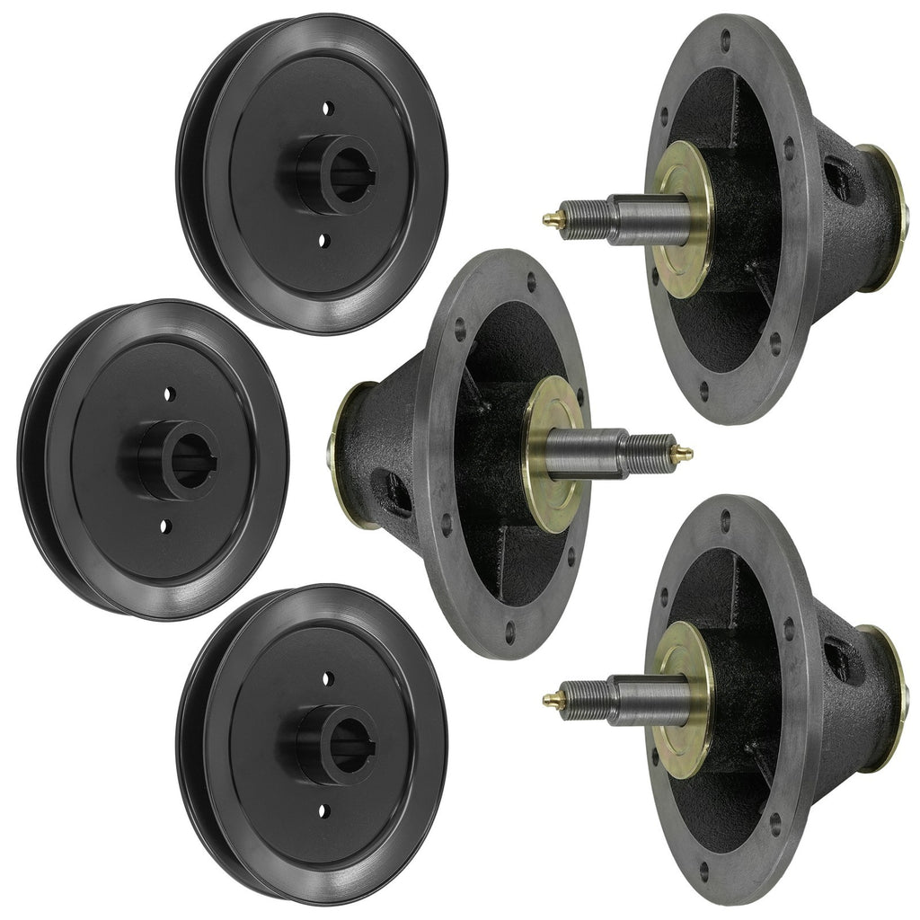 Deck Spindle with Pulley Replacement for Ferris FW35 (1989–1995)