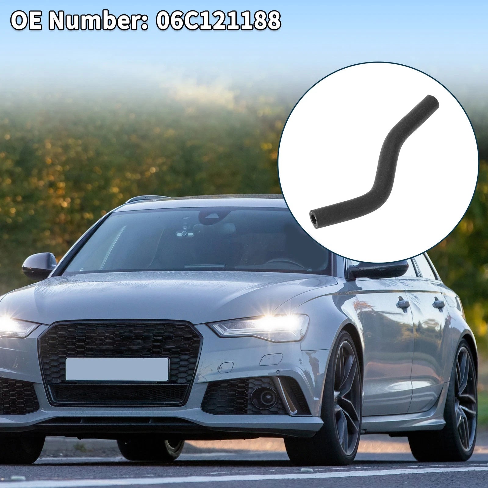 Radiator Hose Coolant Pipe Replacement for Audi A6 Quattro (2004–2011)