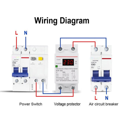 230V Auto Reset Over/Under Voltage Relay for Reliable Performance