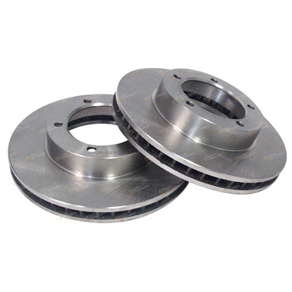 2 Front Disc Brake Rotors for Subaru Impreza (1998–2014)