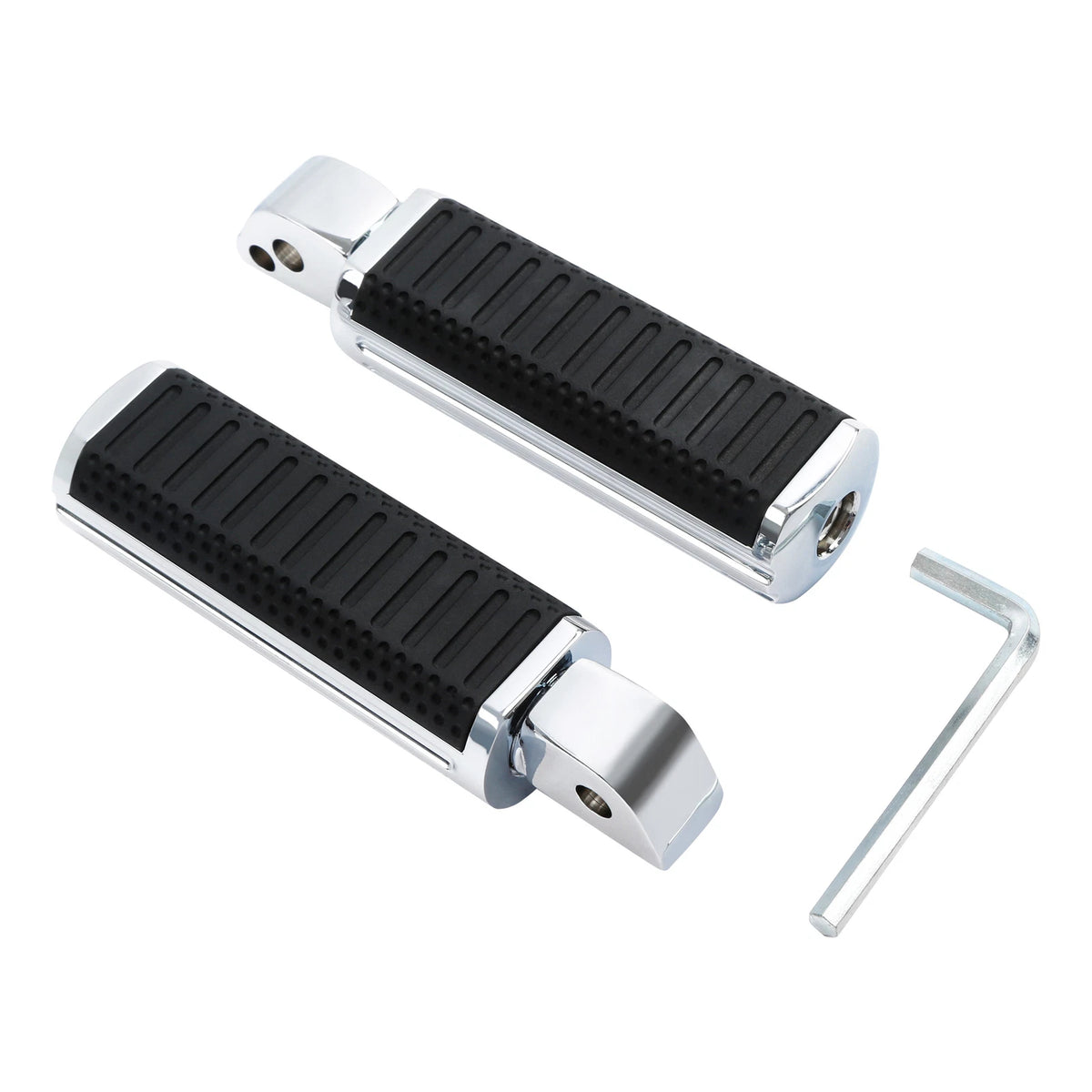 Chrome Passenger Rear Foot Pegs for Harley Softail Fat Boy (2018–2025)