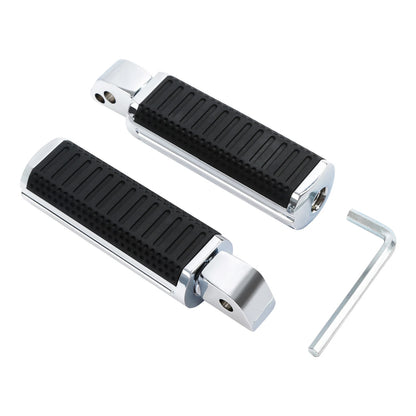 Chrome Passenger Rear Foot Pegs for Harley Softail Fat Boy (2018–2025)