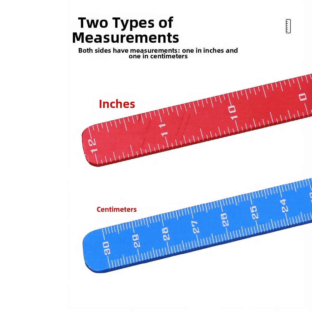 Aluminum Alloy T-Shape Bow Measuring Tool for Accurate String Distance Reading