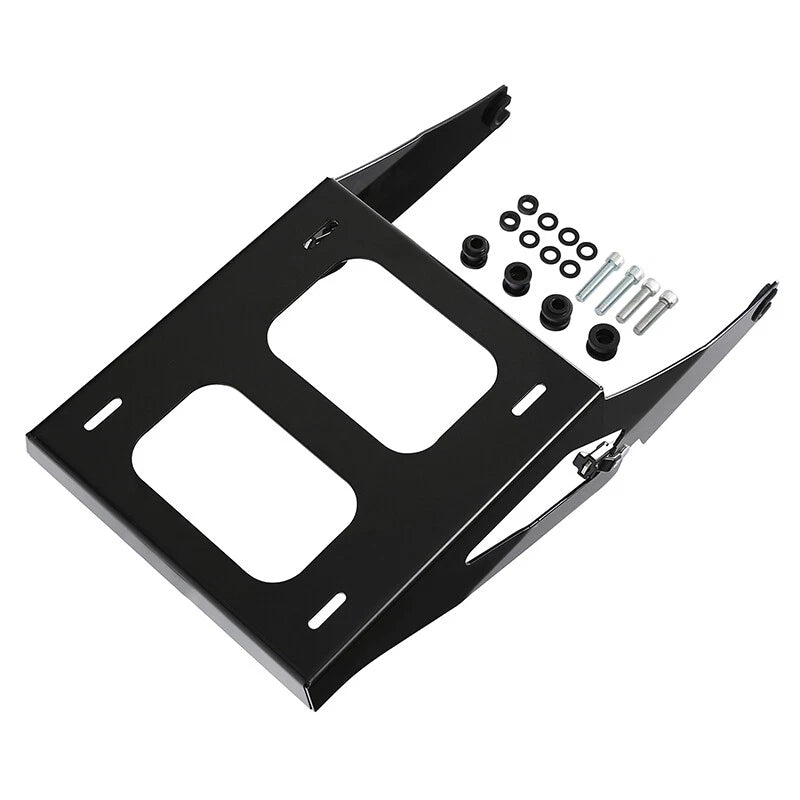 Chrome/Black Mounting Rack for Harley Softail Sport Glide (2018–2022)