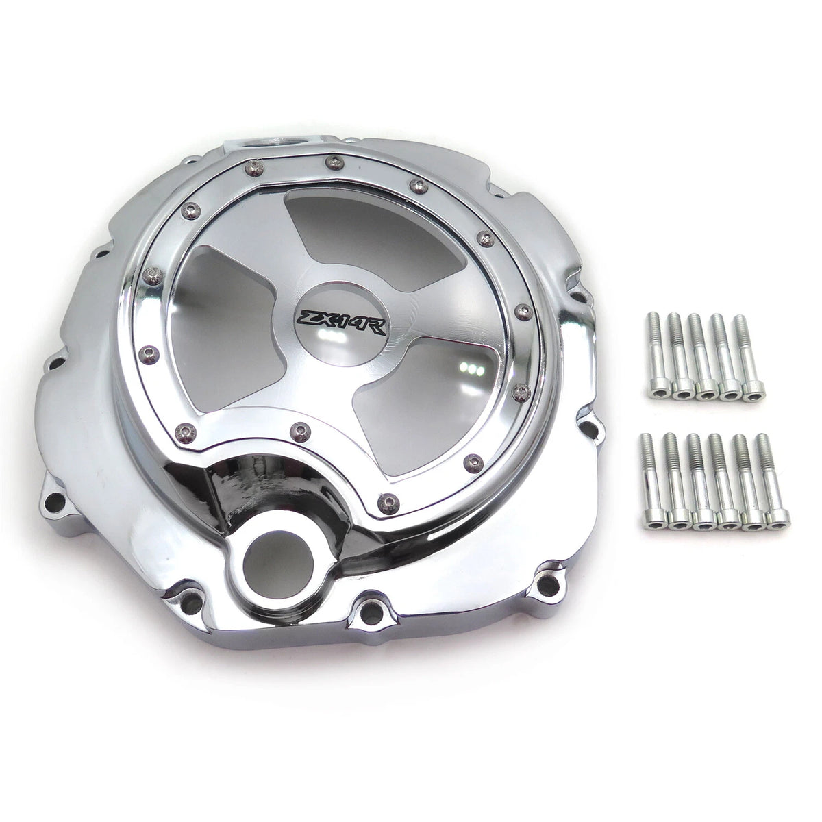 Clutch Cover for Kawasaki ZX14R ZZR1400 (2006–2014) Chrome