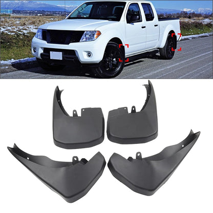 Mud Flaps Splash Guards for Nissan Frontier D40 (2005–2016)