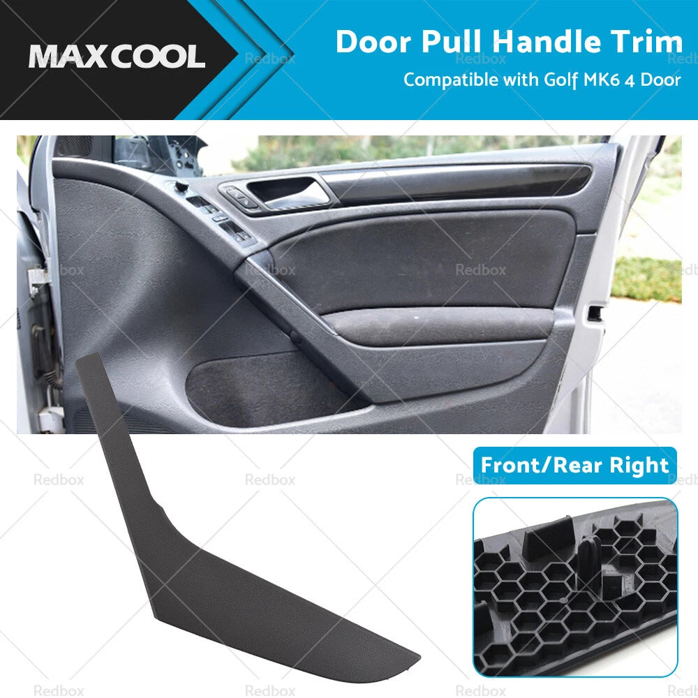 Right Inner Door Trim Pull Handle Cover for VW Golf (2009–2013)