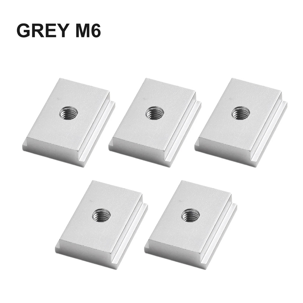 5pcs T Track Slider Fixtures for Woodworking Tool with M6 Threaded