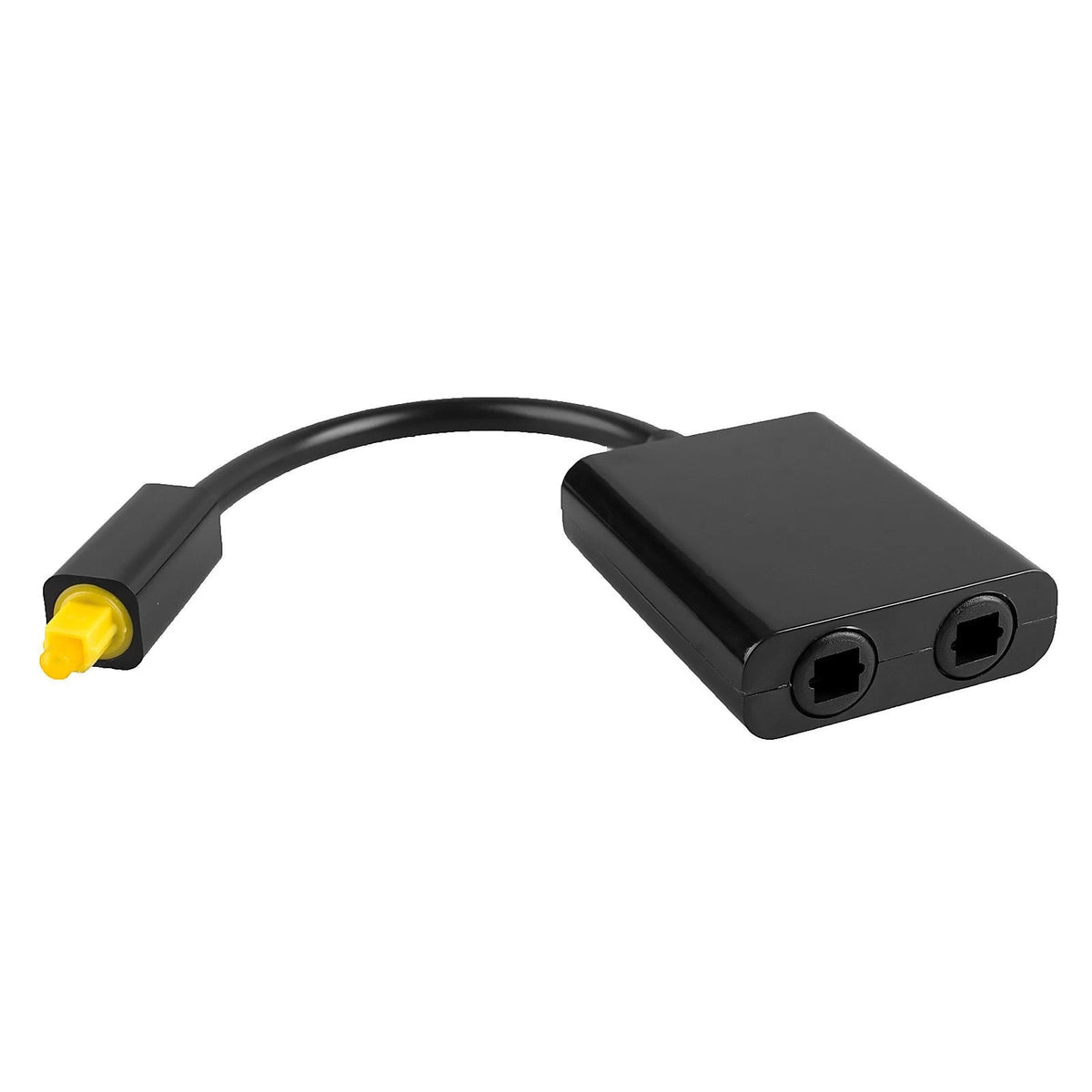 Toslink Cable Splitter Adapter for Automotive (1 Input Male to 2 Output Female)