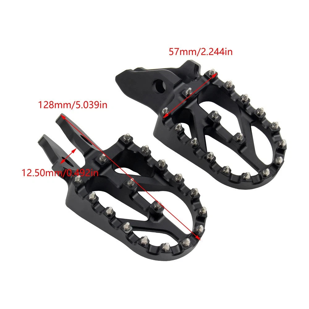 1 Pair Black CNC Aluminum Alloy Footpegs for UltraBee