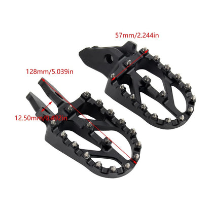 1 Pair Black CNC Aluminum Alloy Footpegs for UltraBee