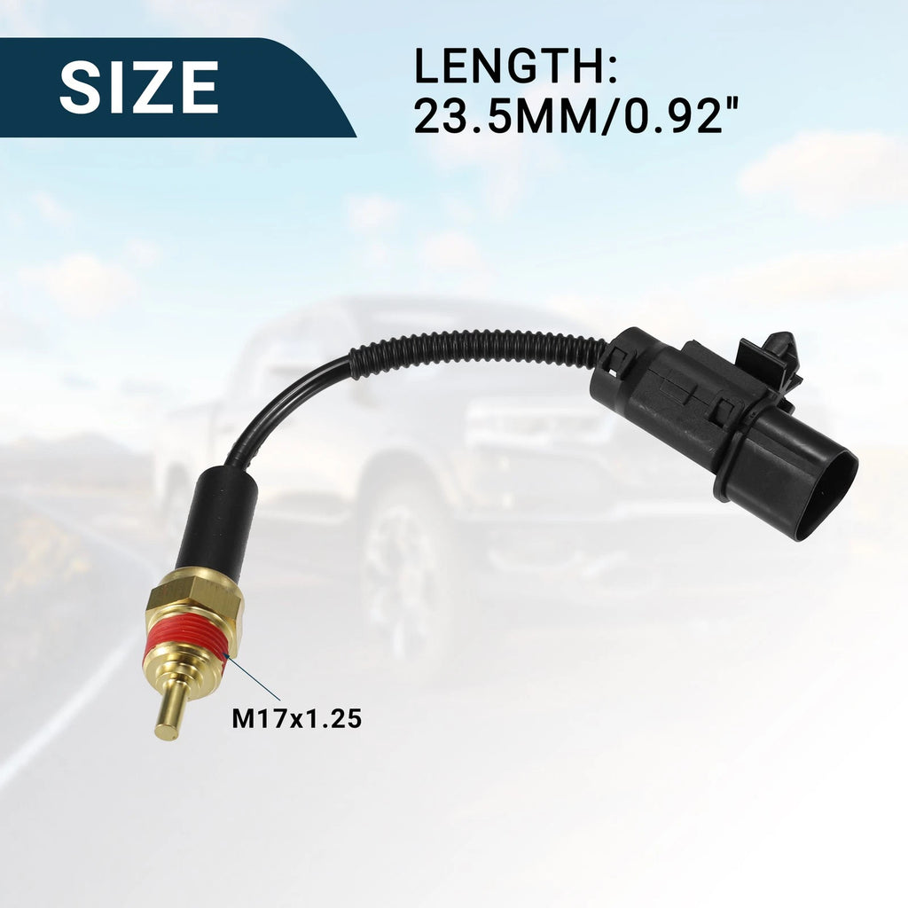 Coolant Temperature Sensor for Kia Spectra Water Temp Gold Tone (2004–2009)