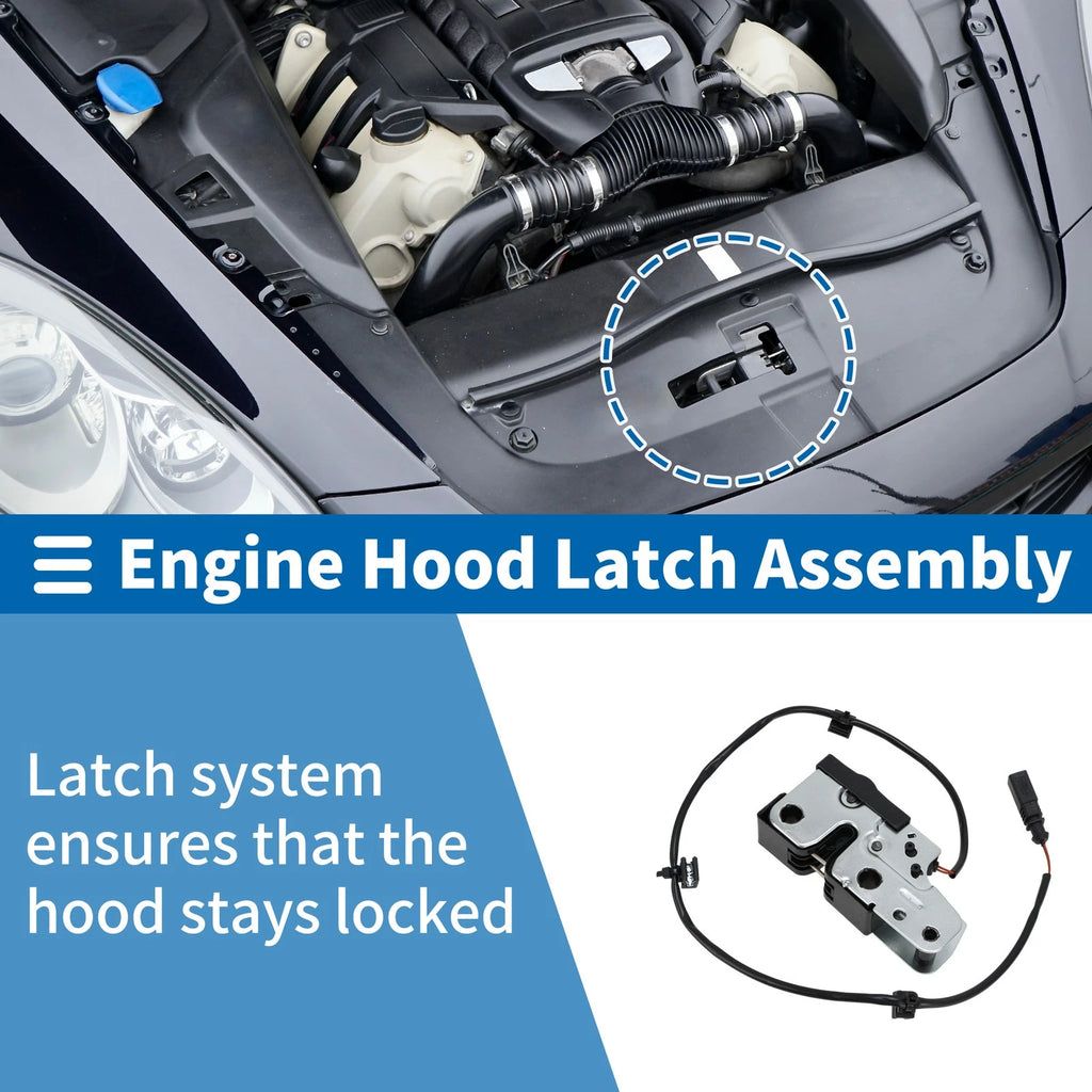 Hood Latch Assembly Replacement for Volkswagen GTI Hatchback (2006–2008)