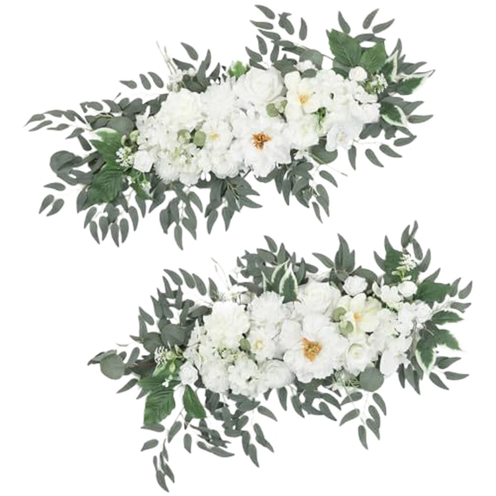 Set of 4 Silk Flowers for Wedding Arch - Artificial Roses