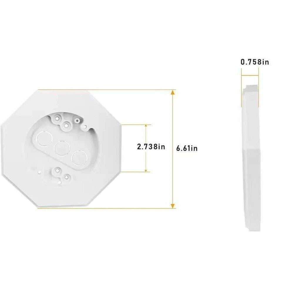 Wall Light Mounting Kit for Outdoor Use (12 Inch Vertical Walls)