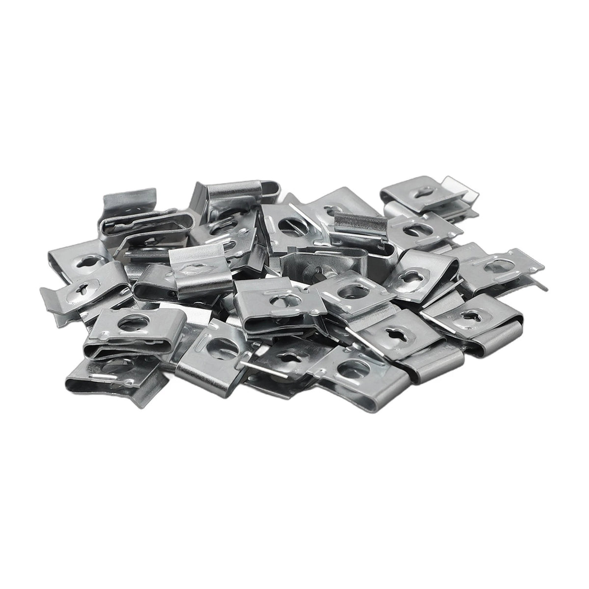 50 Pc Dashboard Panel U Nuts Fastener Clips for Car (Universal Fit)