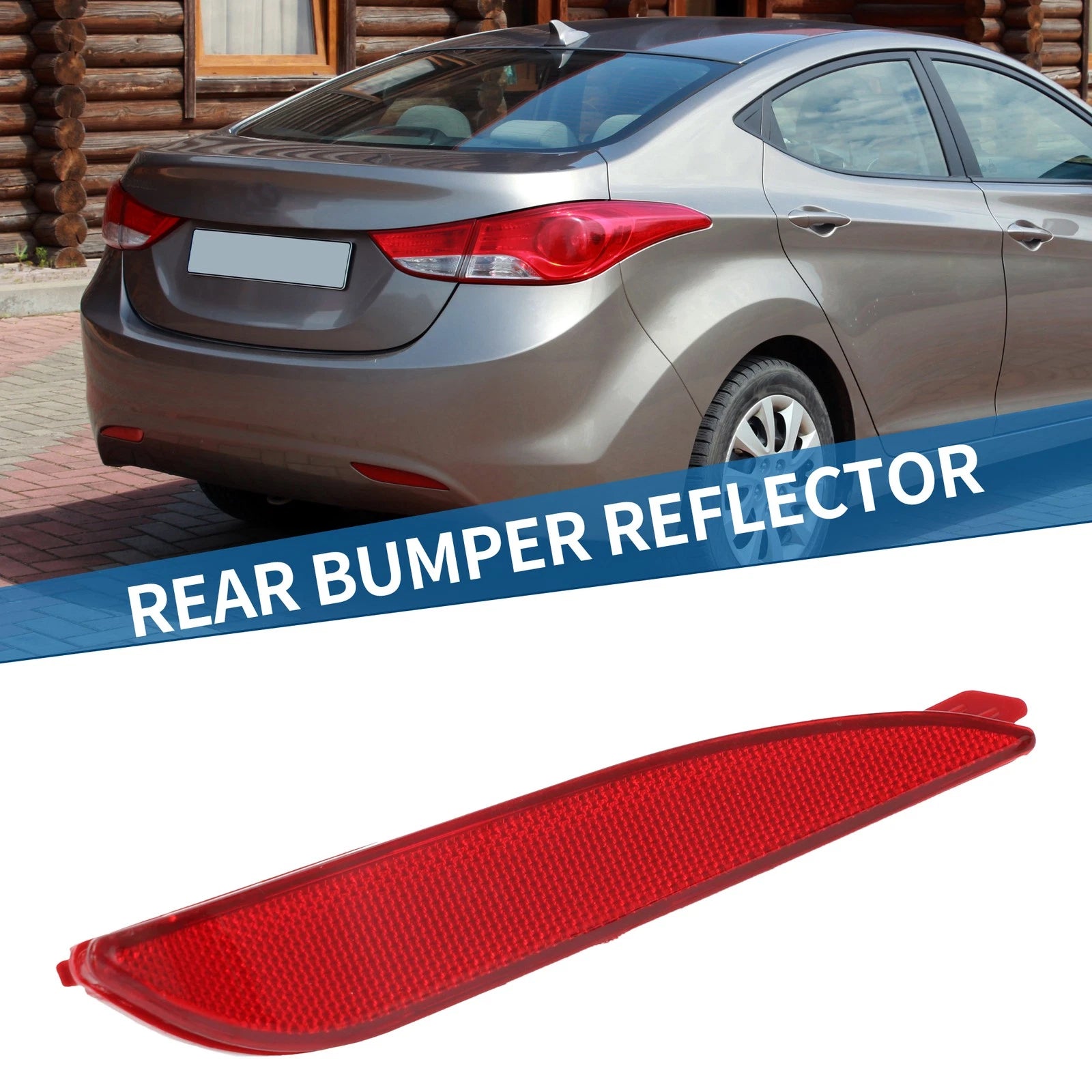 Rear Right Bumper Reflector Replacement for Hyundai Elantra (2011–2013)