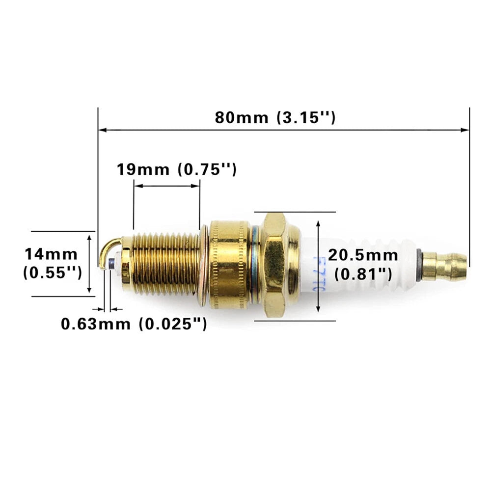 F7TC Spark Plug for Honda GX120 GX160 GX200 GX240 GX270 GX340 GX390 168F 170F