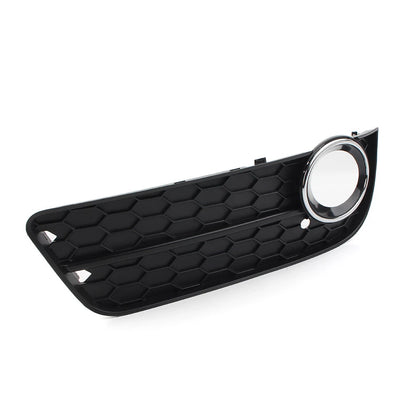 Front Bumper Fog Light Grille Cover with Chrome Ring for Audi A5 (2008–2011)