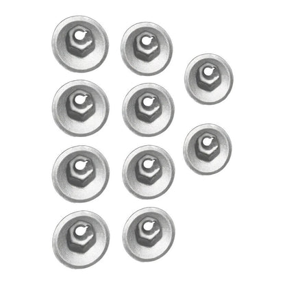 10 Piece Heat Shield Nut Set for Ford Focus C Max S Max Mondeo