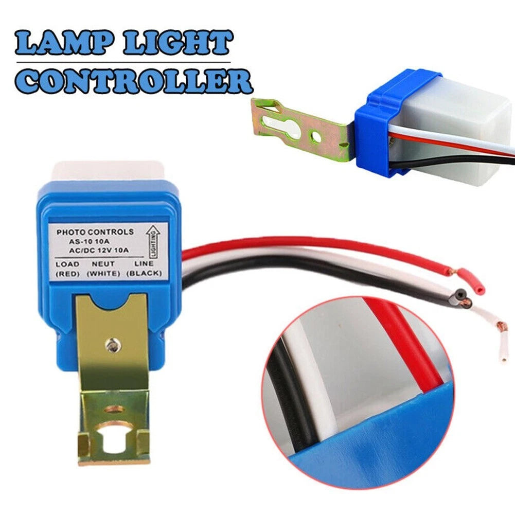Photocell Sensor Switch for Electric Vehicles (10A, 12V)
