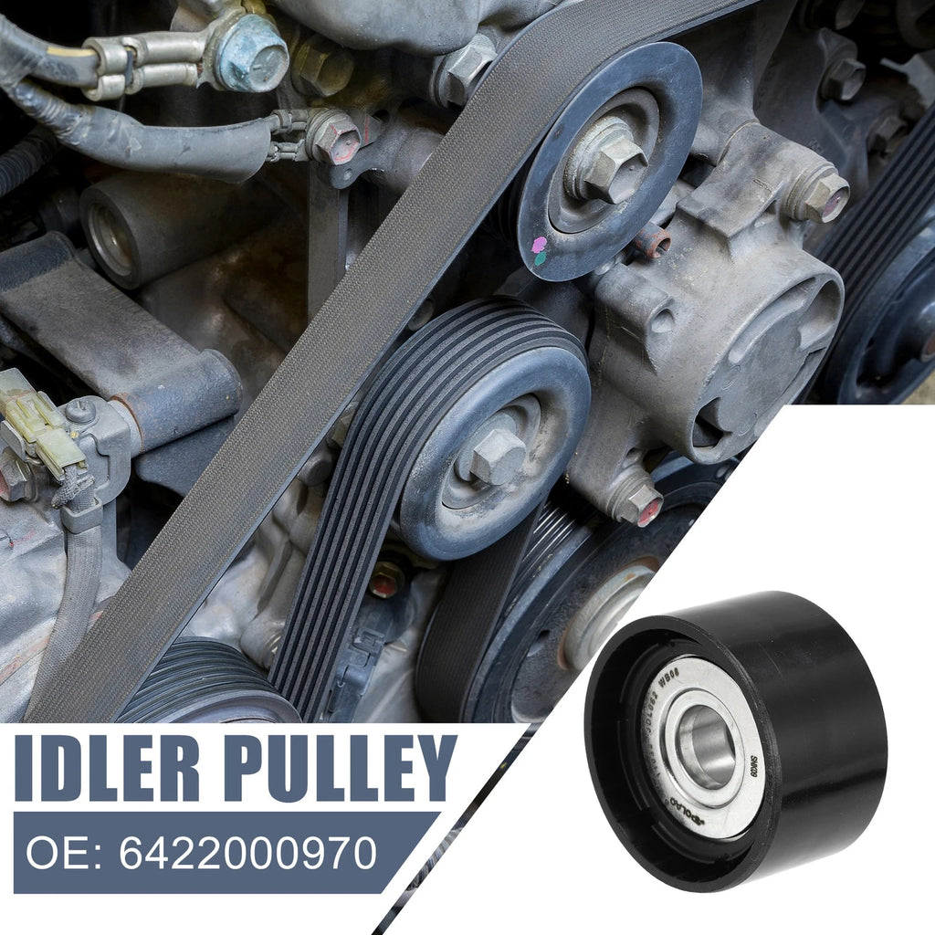 Drive Belt Idler Pulley Replacement for Mercedes-Benz C E S-Class (2014–2020)