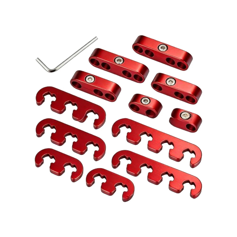 13-Piece Spark Plastic Wire Clips Set for Chevrolet, Ford Vehicles