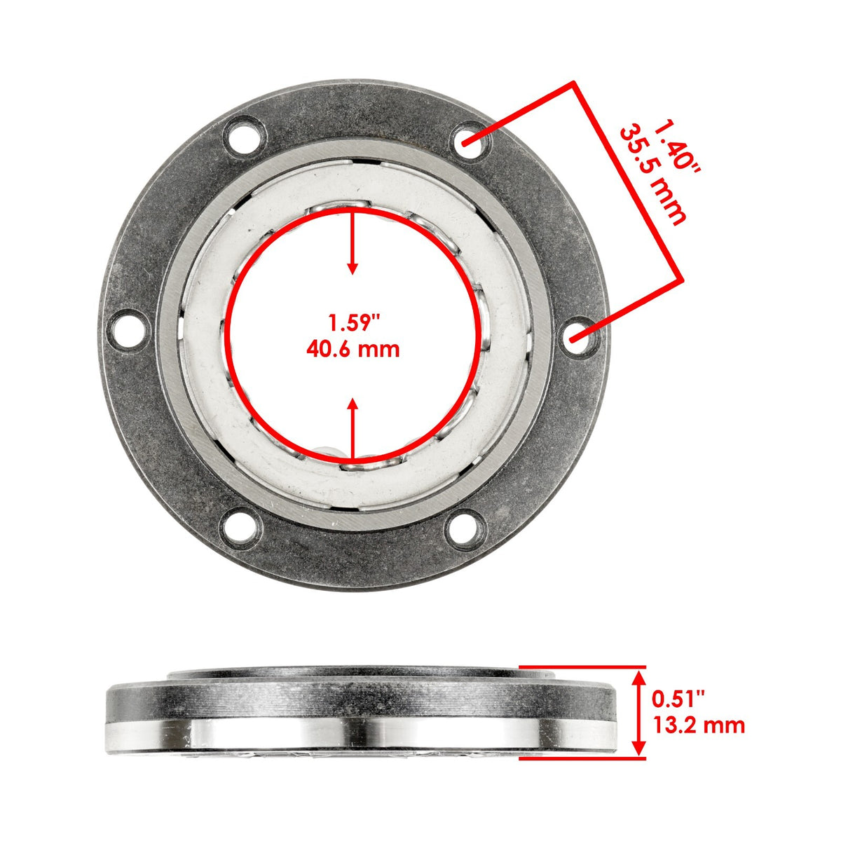 Starter Clutch One Way Bearing Replacement for Yamaha WR250F (2003–2003)