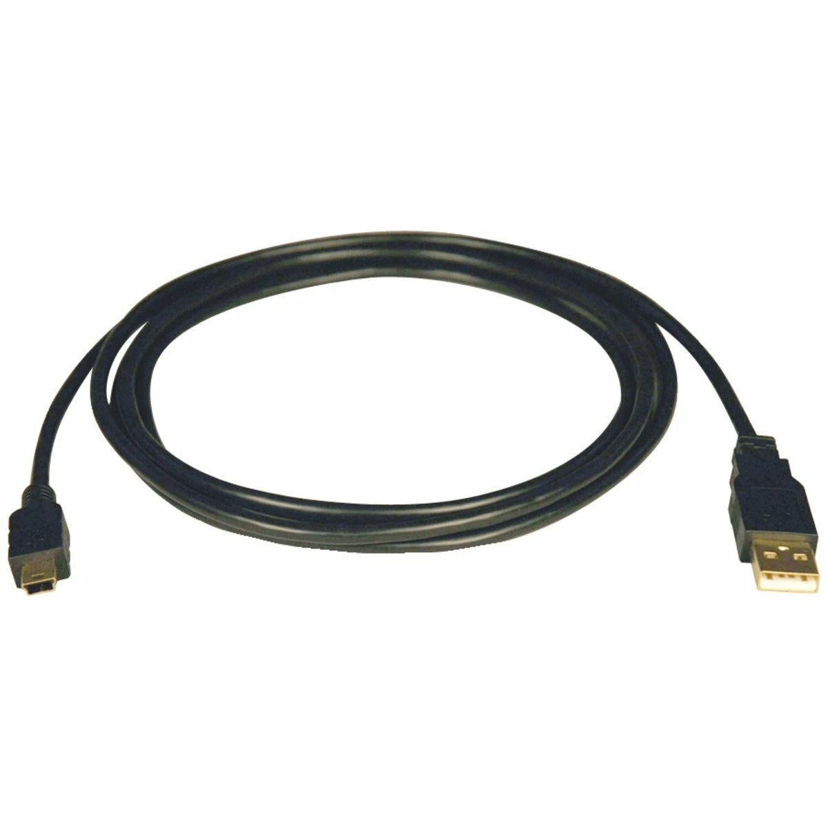 USB 2.0 Cable A-Male to Mini B-Male for Various Devices (6ft)
